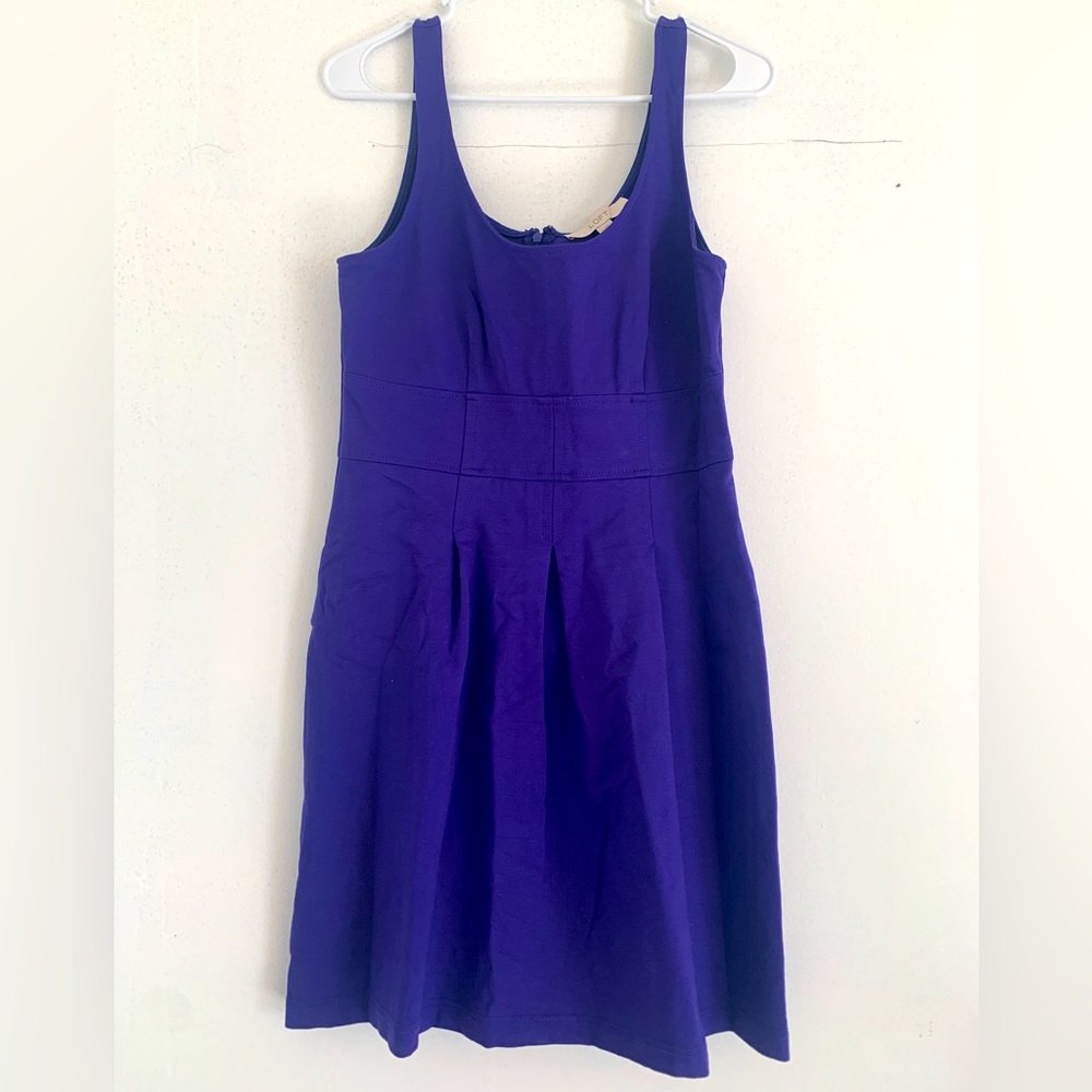 Ann Taylor LOFT dress, blue, size 4